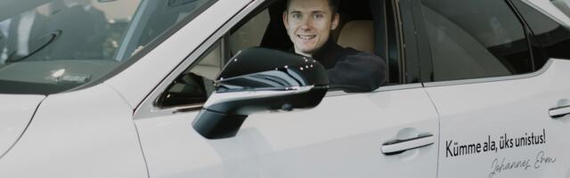 Lexus jätkab Eesti kümnevõistleja Johannes Ermi autopartnerina