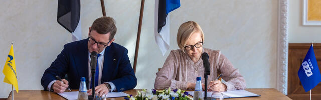 Uuenenud valitsusliidu juhid allkirjastasid alusleppe