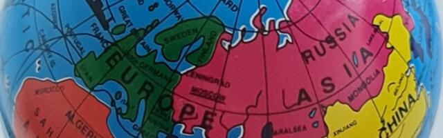 Teaduskeskus Ahhaa müüs pastapliiatsit gloobusega, kus Baltikum ja Ukraina on üks suur Venemaa