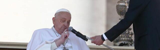 VIDEO | Kehva tervisega paavst Franciscus näitas end Roomas põgusalt rahvale