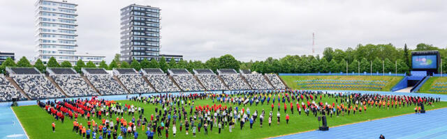 Täna saabusid tantsijad Tallinnasse ja algasid tantsupeo proovid