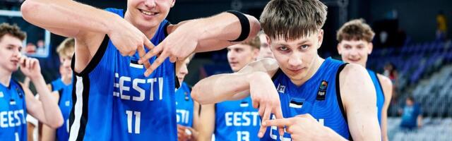 VIDEO | Eesti U18 korvpallikoondis pääses EM-i B-divisjoni finaali ja tõuseb üle pika aja Euroopa eliiti