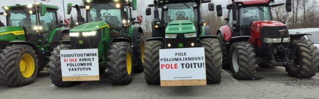 Minister kaaperdas oma klounaadiga põllumeeste valitsusevastase aktsiooni