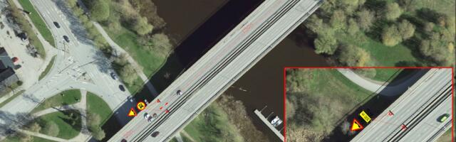 Tartus Sõpruse sillal piiratakse liiklemiskiirust