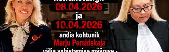 Kas kohtunik Marju Persidskaja korraldab Eestis Holokausti?