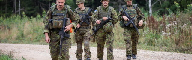 Kaitseväe Akadeemia uute põhikursuste sissejuhatus erialasse lõppes rännakuga