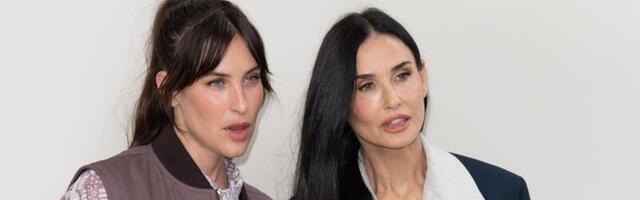 FOTO | Tõeliselt stiilne duo! Demi Moore ja tema tütar Scout kandsid moeüritusel meesterõivaid
