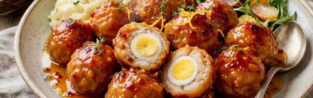 TIPPKOKA LIHAVÕTTERETSEPT I Peidetud vutimunadega lihapallid