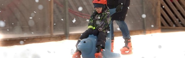 Сказочный каток в Таллинне открылся! О чем мечтают первые посетители?