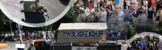 KONTEJNER-REVOLUCIJA UŠLA U NOVI DAN! Na beogradskim ulicama PUSTOŠ, blokaderi ostavili SMETLIŠTE (FOTO, VIDEO)