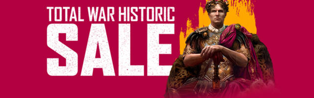 Veel üks päev on Total War mänguseeria mängud kuni 75% protsenti allahindlusega Steamis