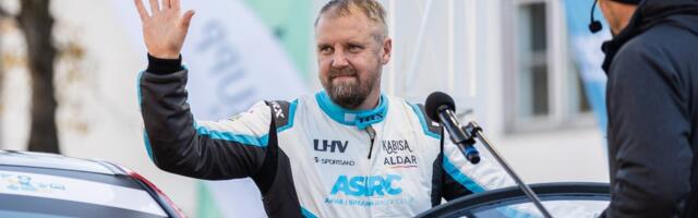 OTSEPILT JA FOTOD | Rehvi lõhkunud Urmo Aava langes Saaremaa rallil suurest mängust. Hoolduspausile läks liidrina Nõgene