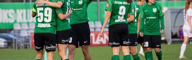 Flora mehed ja naised näitasid Läti klubidele koha kätte