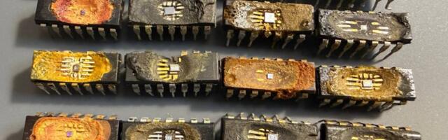 Кристаллы Советских микросхем