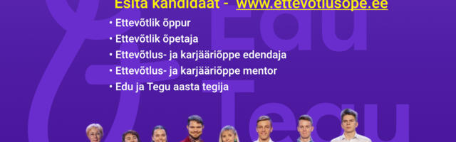 Tunnustame parimaid ettevõtlus- ja karjääriõppesse panustajaid