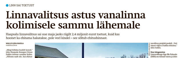 Lääne Elu paberleht neljapäeval, 22. veebruaril
