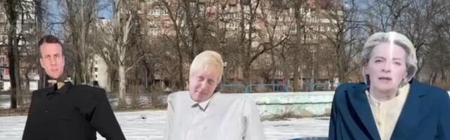 VIDEO: Ukrainas põletati Euroopa juhtfiguuride kujusid