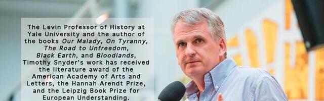 Timothy Snyder peab Joe Bidenit õnnistuseks