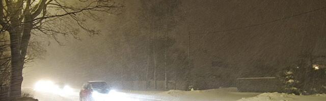 Talvine laheefekt ja ootamatud lumesajud Viimsi poolsaarel