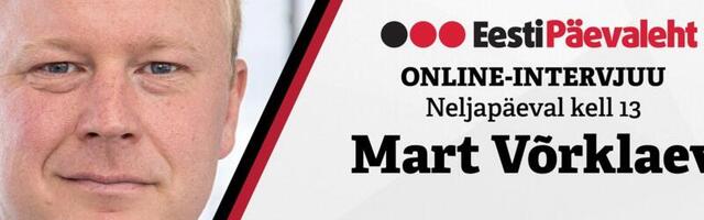 ONLINE-INTERVJUU | Mart Võrklaev: riigitöötajate palkade langetamine ei ole mõistlik, jääme pädevatest inimestest ilma