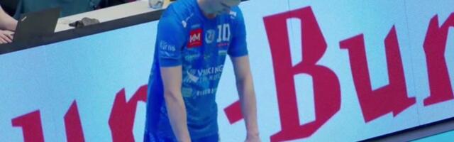 MÄNGU HETK | Markus Uuskari serviäss kroonis Pärnu võrkpalliklubi Baltikumi parimaks