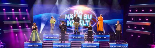 FOTOD | „Ma näen su häält“ saates tõmbas üks teeskleja arvajad osavalt haneks