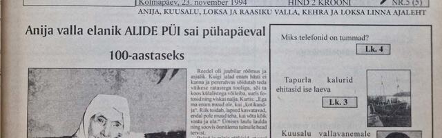 SÕNUMITOOJAS 1994 – Lood Raa­si­ku meie­reist ja Lok­sa ela­ni­ke kau­ba­rei­si­dest Lee­tu