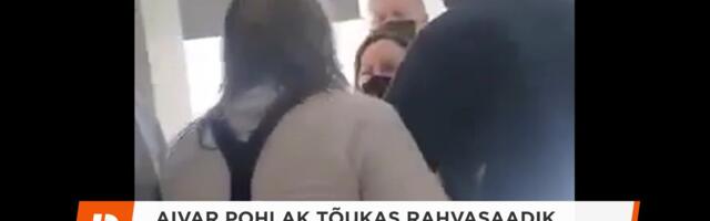 Reporter: Aivar Pohlak tõukas rahvasaadik Mirko Kiisonit