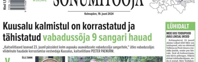 Sõnumitoojas 19. juunil