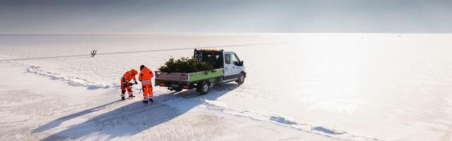Eesti rajas tänavu talvel maailma pikima avamere jääteede võrgustiku