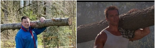 NAGU KAKS TILKA VETT: riigikogu esimees Jüri Ratas vs Arnold Schwarzenegger