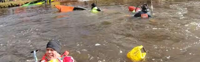 DELFI VOOG | Video_ „Hopsti! Järgmine“ – Võhandu maratoni ohtlikuimas kohas päästeti inimesi nagu konveieril