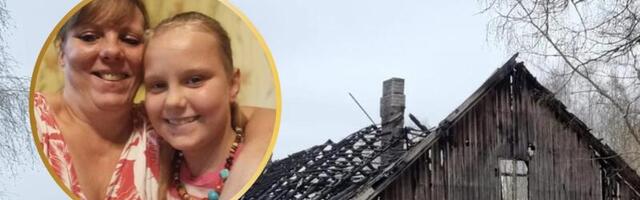 Tütrega üksikema kaotas hooletu naabri tõttu tulekahjus oma kodu