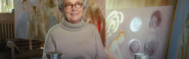 Dokumentaalfilmi „Epp Maria. Elu maalides” linastusel Haapsalus on kohal ka filmi tegijad