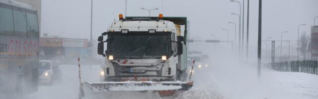 Tallinnast veeti nädalaga välja ligi 60 000 kuupmeetrit lund