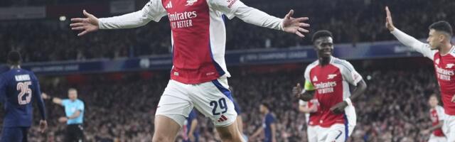 Arsenal alistas Meistrite liigas PSG, Dortmund tagus seitse väravat   