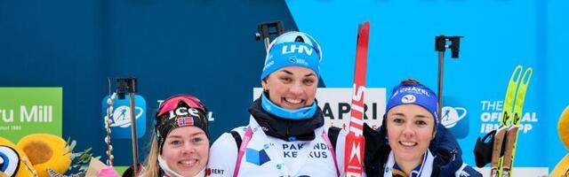 Susan Külm võitis Otepää IBU Cupil ajaloolise kuldmedali