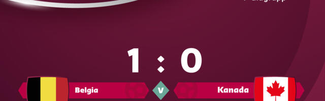 Belgia sai Kanada vastu raske 1 : 0 võidu