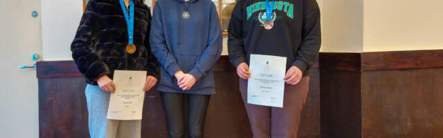 Medaleid noortele kabetajatele