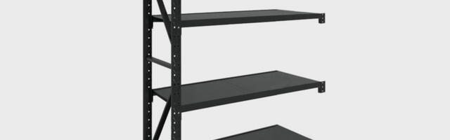 Metallist riiulitega muretsed vähem