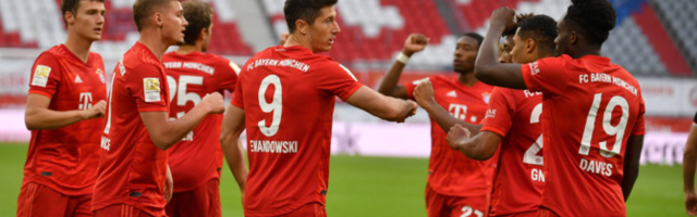Müncheni Bayern karistas Düsseldorfi viie väravaga