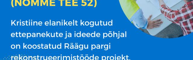 Avalikul arutelul tutvustatakse Räägu pargi rekonstrueerimise plaane