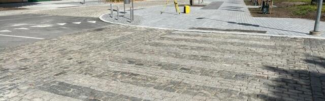 В Хаапсалу разрушается отремонтированная пару лет назад за большие деньги улица