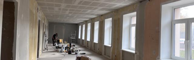 Otepää Linnaraamatukogu ruumides käivad remonditööd