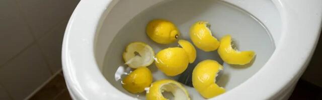 Sidrunikoored tualetis, sest nii paljud inimesed teevad seda enne magamaminekut.