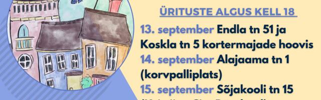 Kristiine linnaosa valitsus alustab vabaõhu hoovikohtumistega