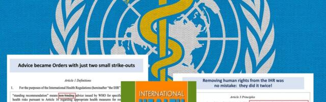 WHO plaanitavates IHR-i muudatustes on inimõiguste eiramine teadlik valik?