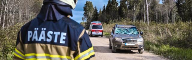 Päev liikluses_ põder jooksis autole ette, sõidukis oli 6-aastane laps