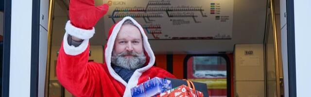 Elron: Jõuluvanadele kehtib jõulupühadel rongis tasuta sõidu õigus