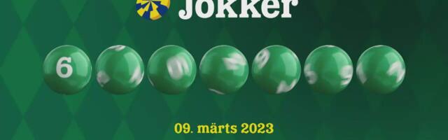 9. märtsi Jokkeri loosi tulemused